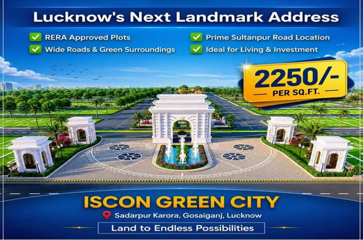 iscon green city plot